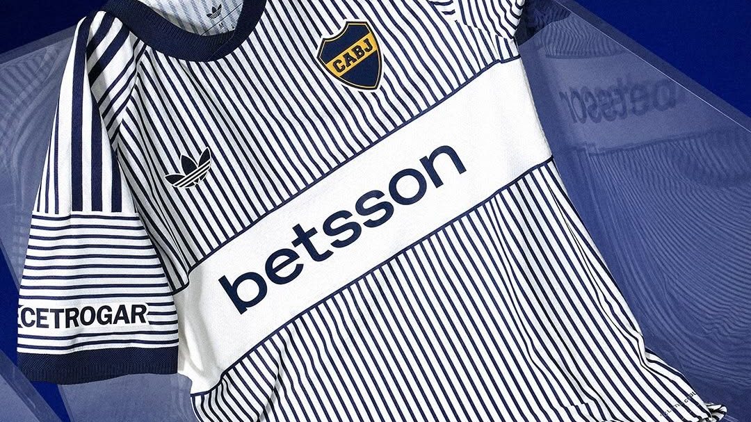 Boca Juniors adidas jersey carried at Pele Soccer
